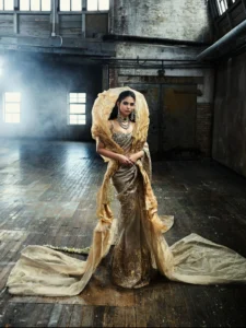 Isha Ambani Met Gala 2026 Gaurav Gupta sari