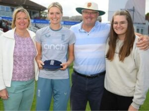 Lauren Bell with her family