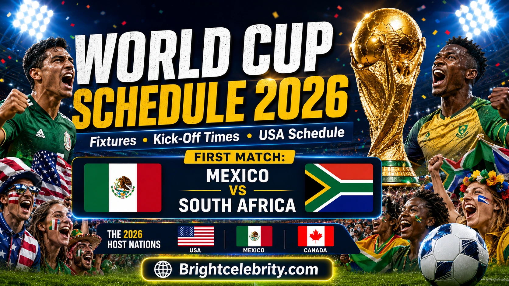 World Cup schedule 2026