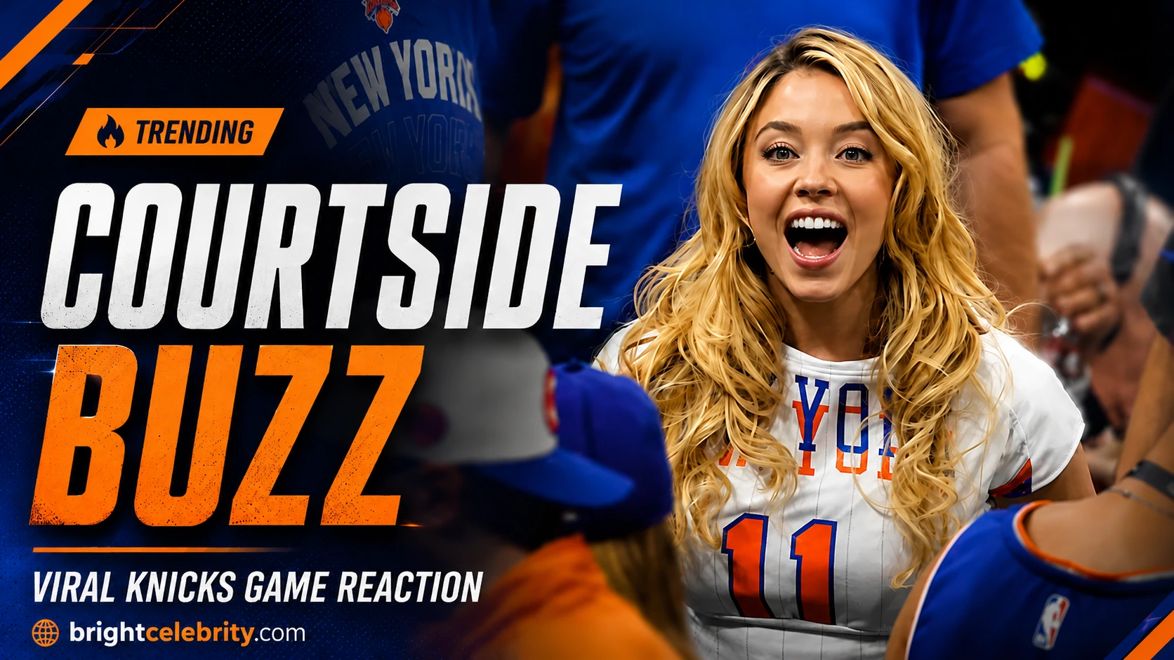 Sydney Sweeney Knicks Jersey