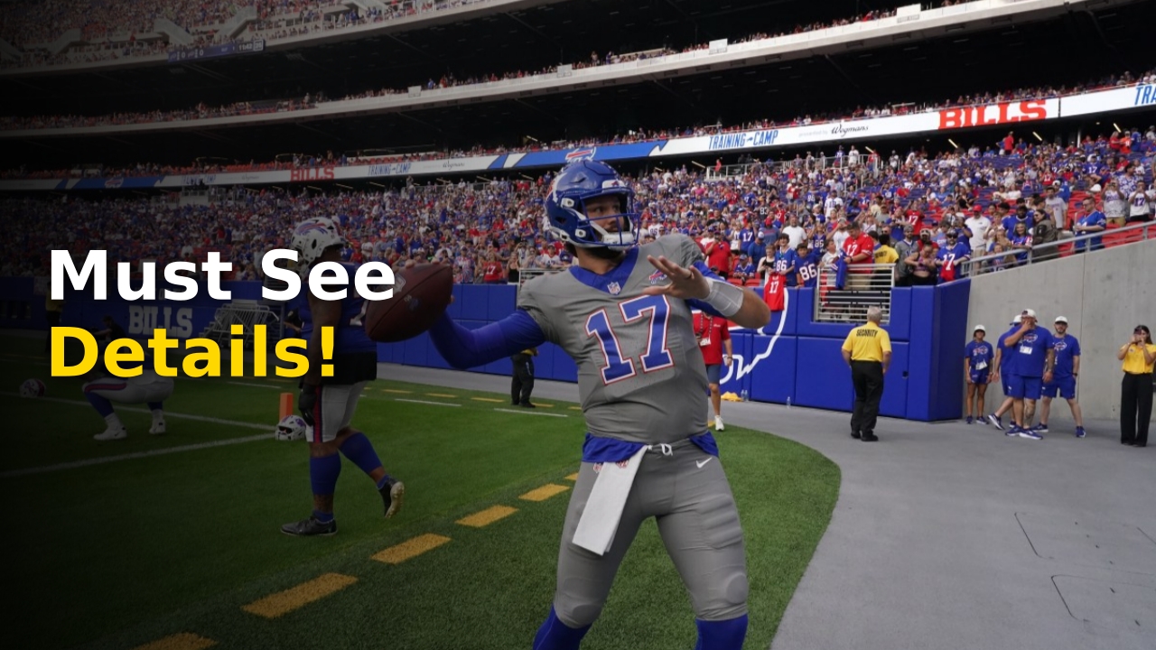 Attending the Bills vs. Panthers preseason game? Here's what to know