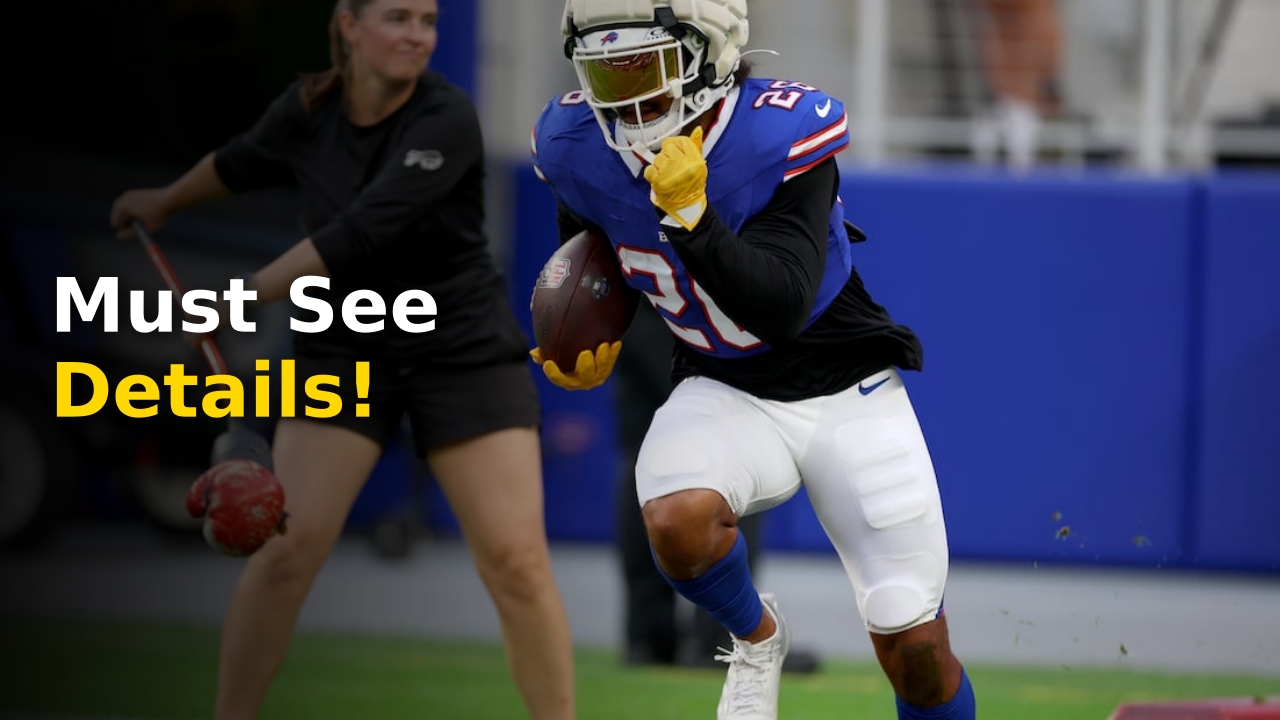 Bills’ Ty Johnson Injury Scare: RB Leaves Red & Blue Scrimmage With Trainers