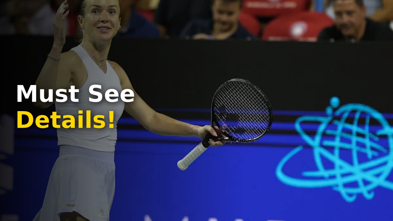 Elina Svitolina Makes Feelings Known on Beating Amanda Anisimova in Toronto – ‘I Was Expecting Her To Come Back’