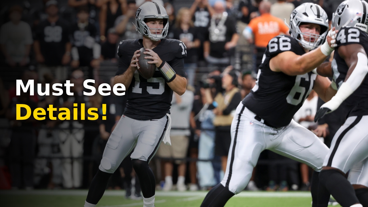 Former Indiana QB Fernando Mendoza makes Raiders debut