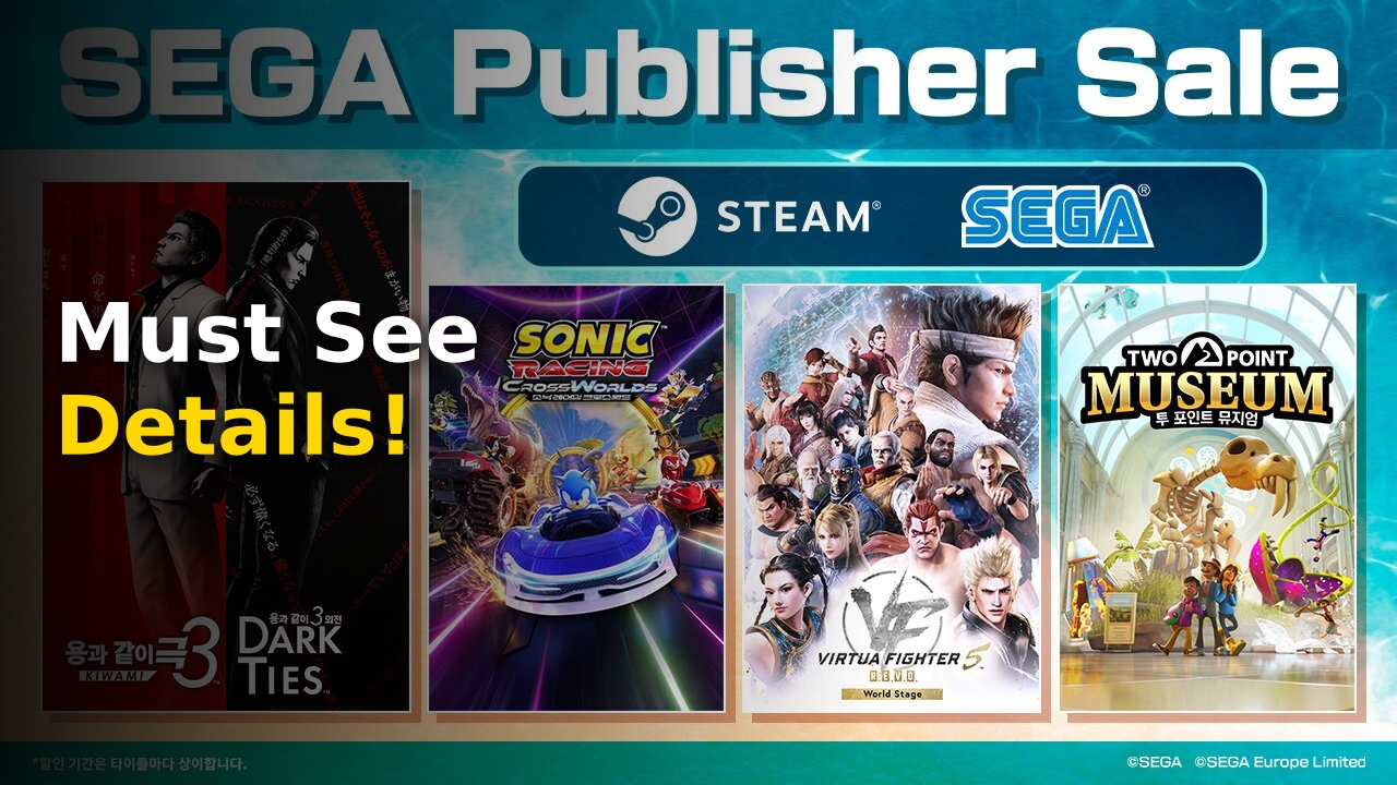 SEGA Launches Publisher Sale on Steam
