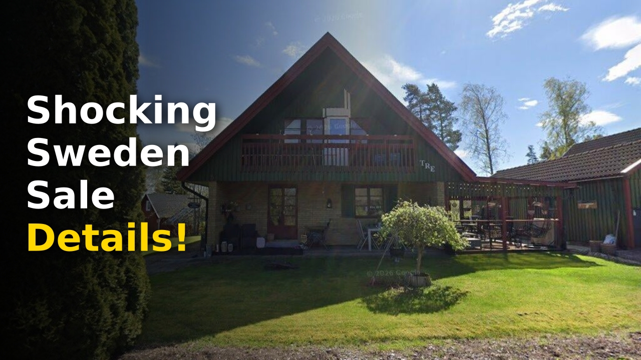 A charming traditional Swedish villa representing the Storfors property market in Värmland