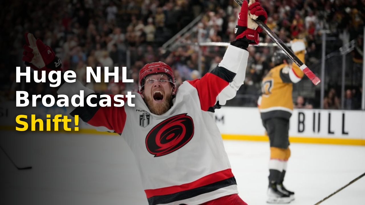 Amazon Prime Video NHL streaming service interface on a digital device
