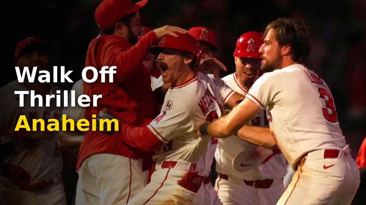 Angels walk off Twins in a dramatic 10th-inning celebration in Anaheim 2026