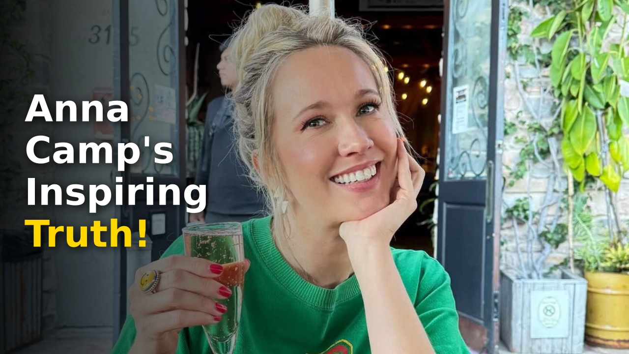 Anna Camp portrait reflecting her new authentic life journey