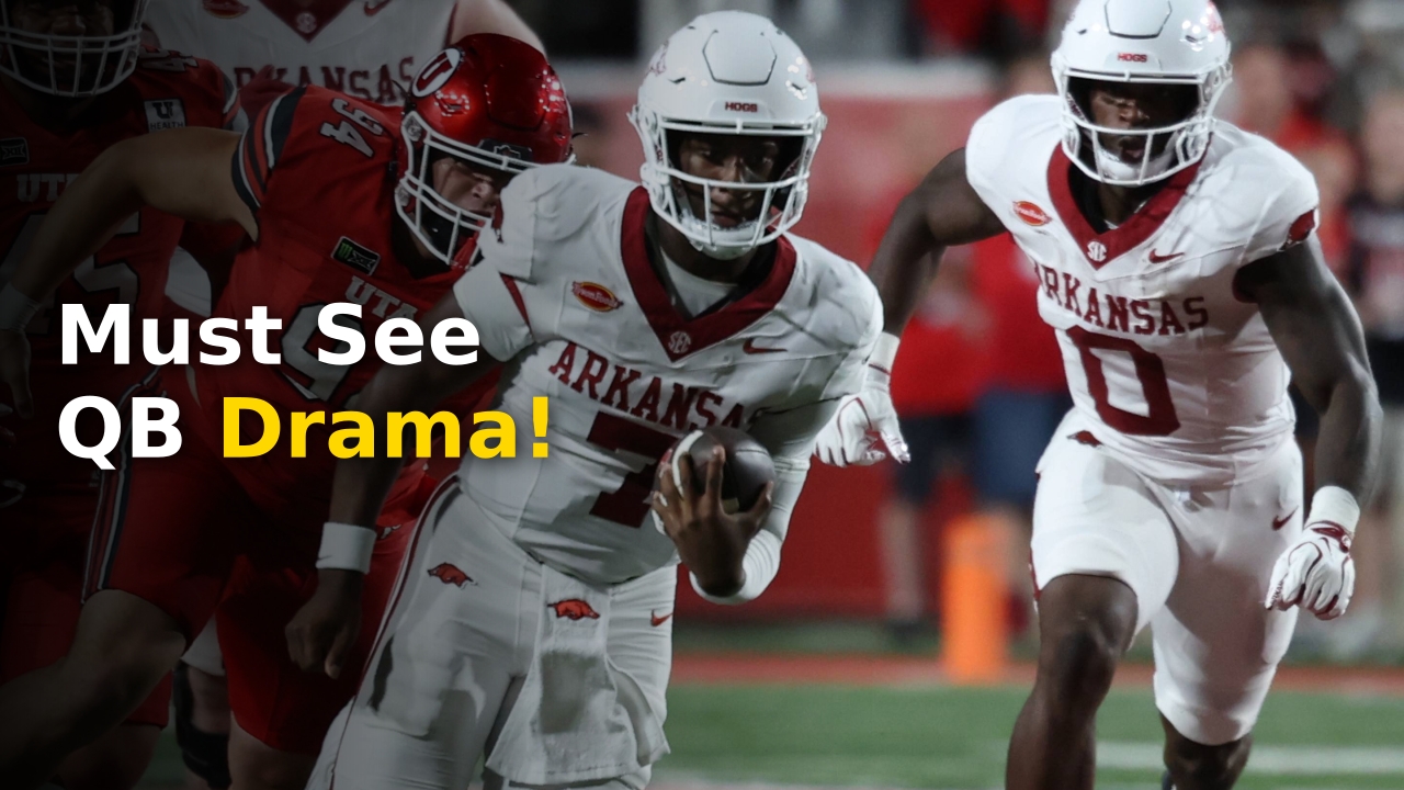 Arkansas QB battle 2026 focus on KJ Jackson and AJ Hill