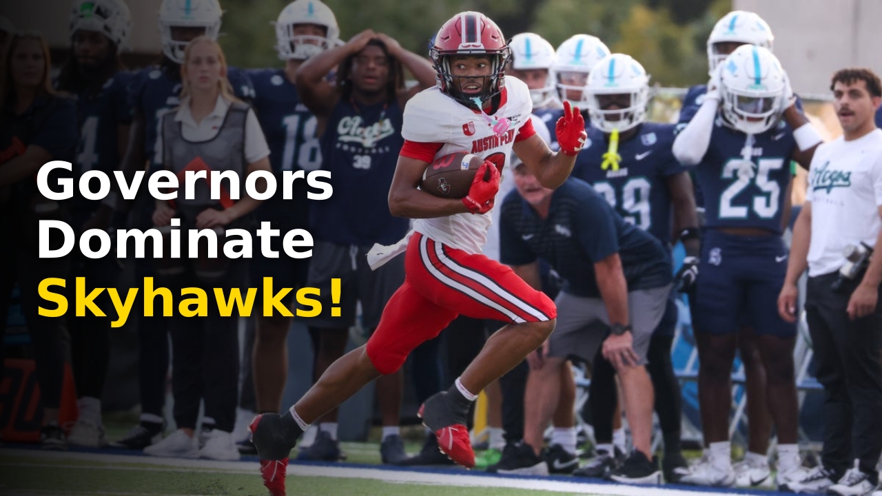 Austin Peay football vs UT Martin game highlights featuring Chris Parson