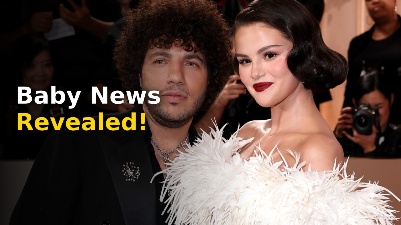 Benny Blanco and Selena Gomez together at a red carpet event in 2026