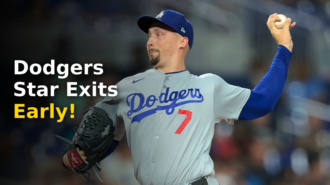 Blake Snell Injury Update: Dodgers pitcher leaving the mound in Cincinnati after groin tightness