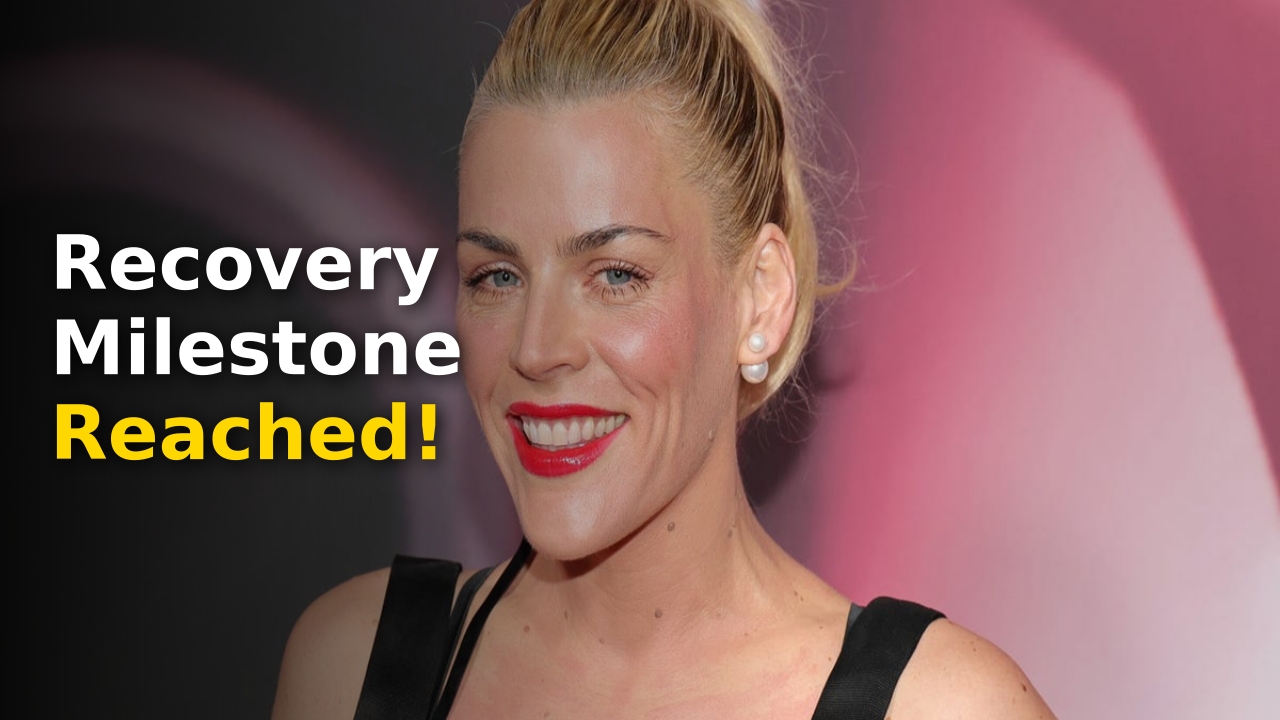 Busy Philipps attending a red carpet event reflecting on her health journey