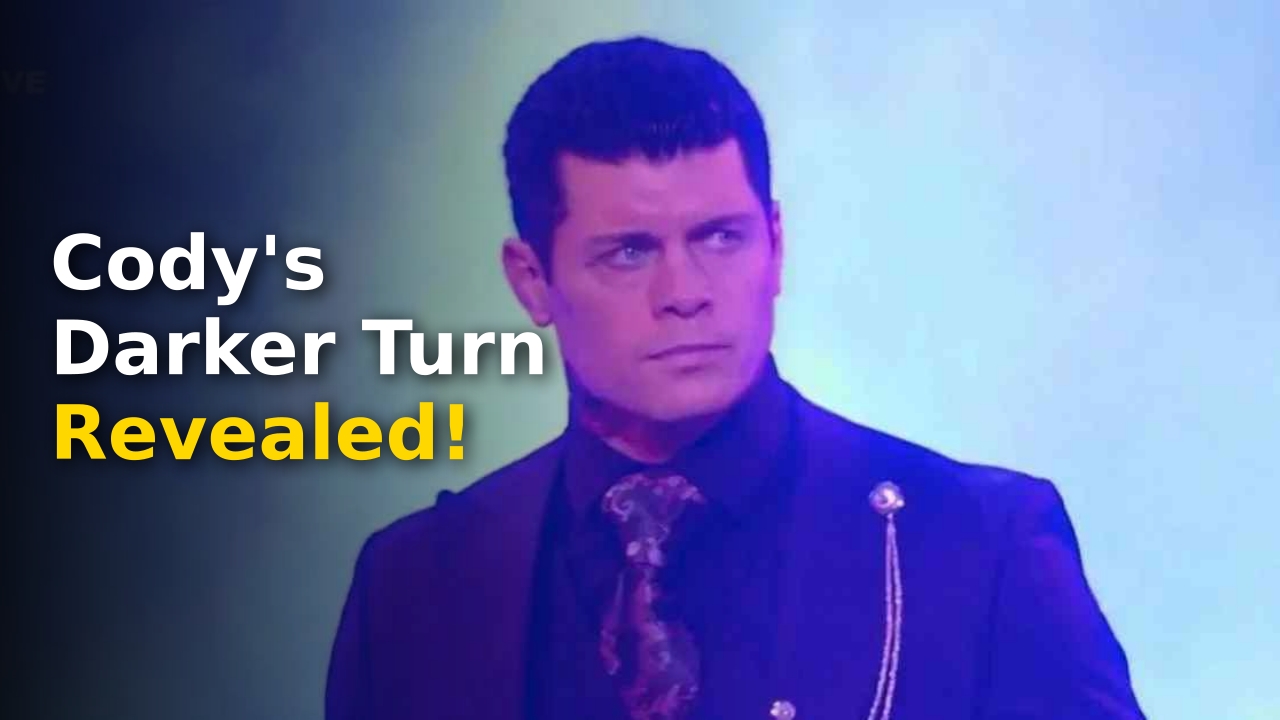 Cody Rhodes darker persona promotional image for 2025