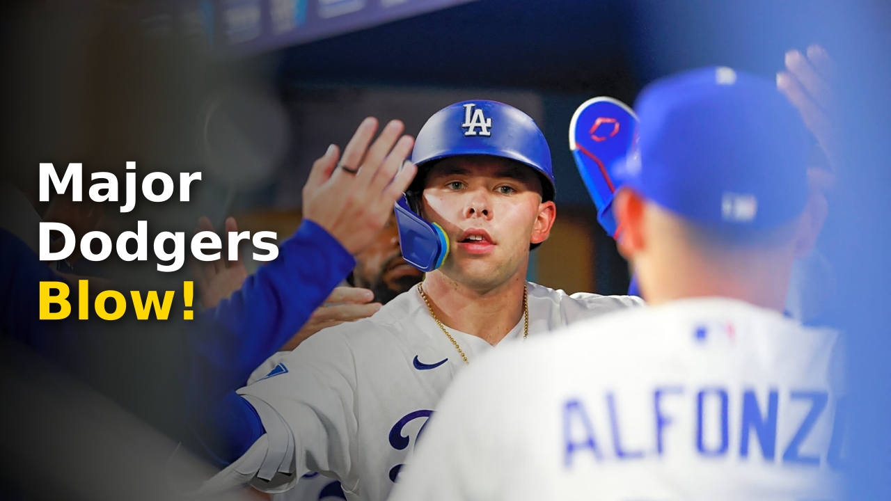 Dalton Rushing injury update during the Los Angeles Dodgers regular season game