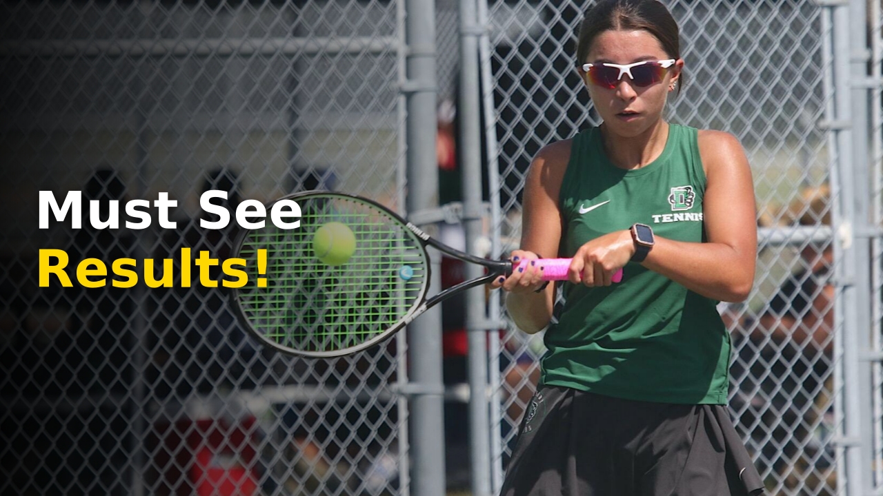 Derby High School girls tennis team on the court during the 2026 season