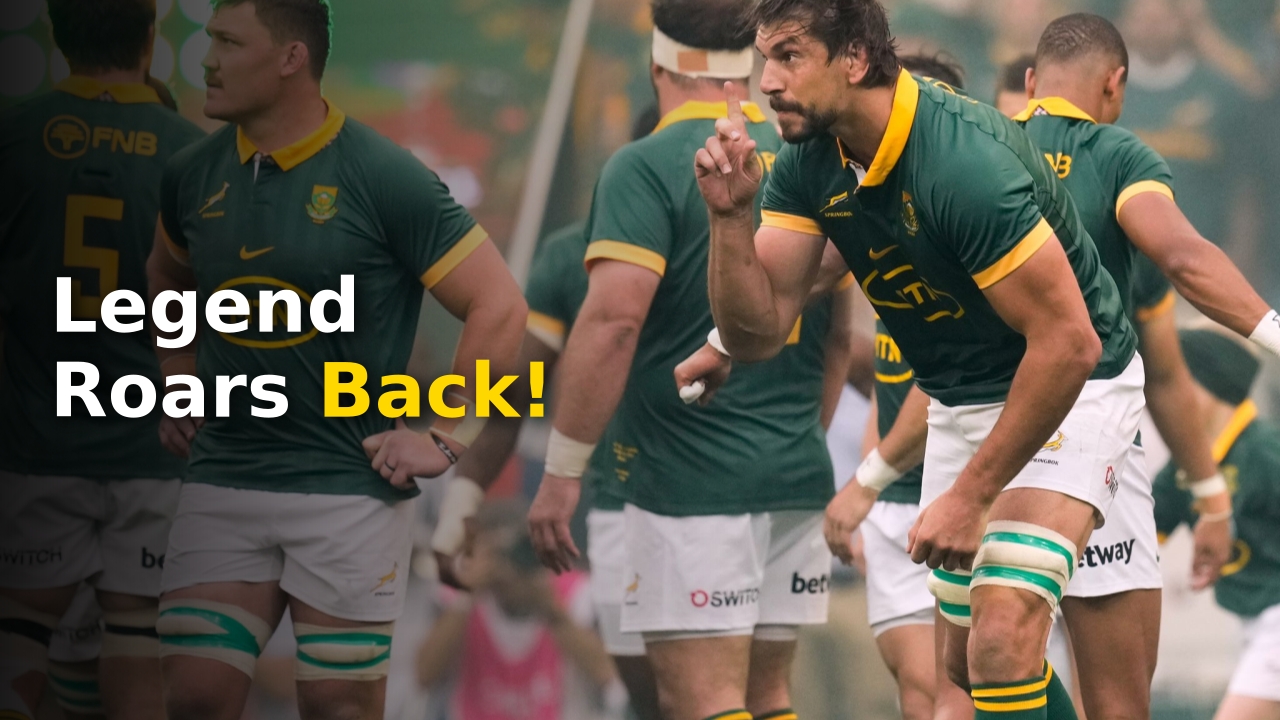 Eben Etzebeth Rugby enforcer during a high-intensity match against New Zealand