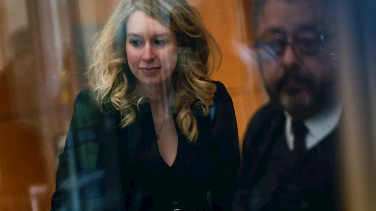 Elizabeth Holmes during her federal trial for defrauding investors