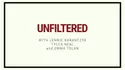 Emma Tolan Unfiltered series promotional graphic featuring the Oklahoma Sooners star