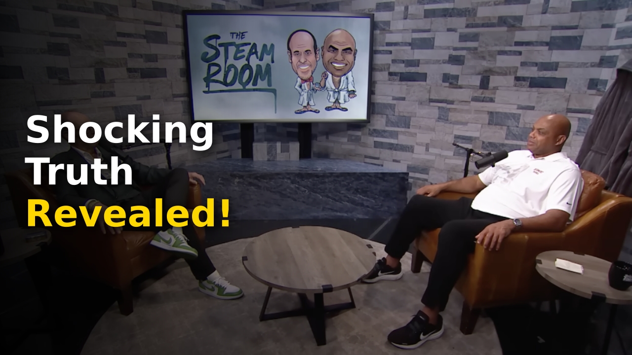 Ernie Johnson and Charles Barkley on the set of Inside the NBA in 2026