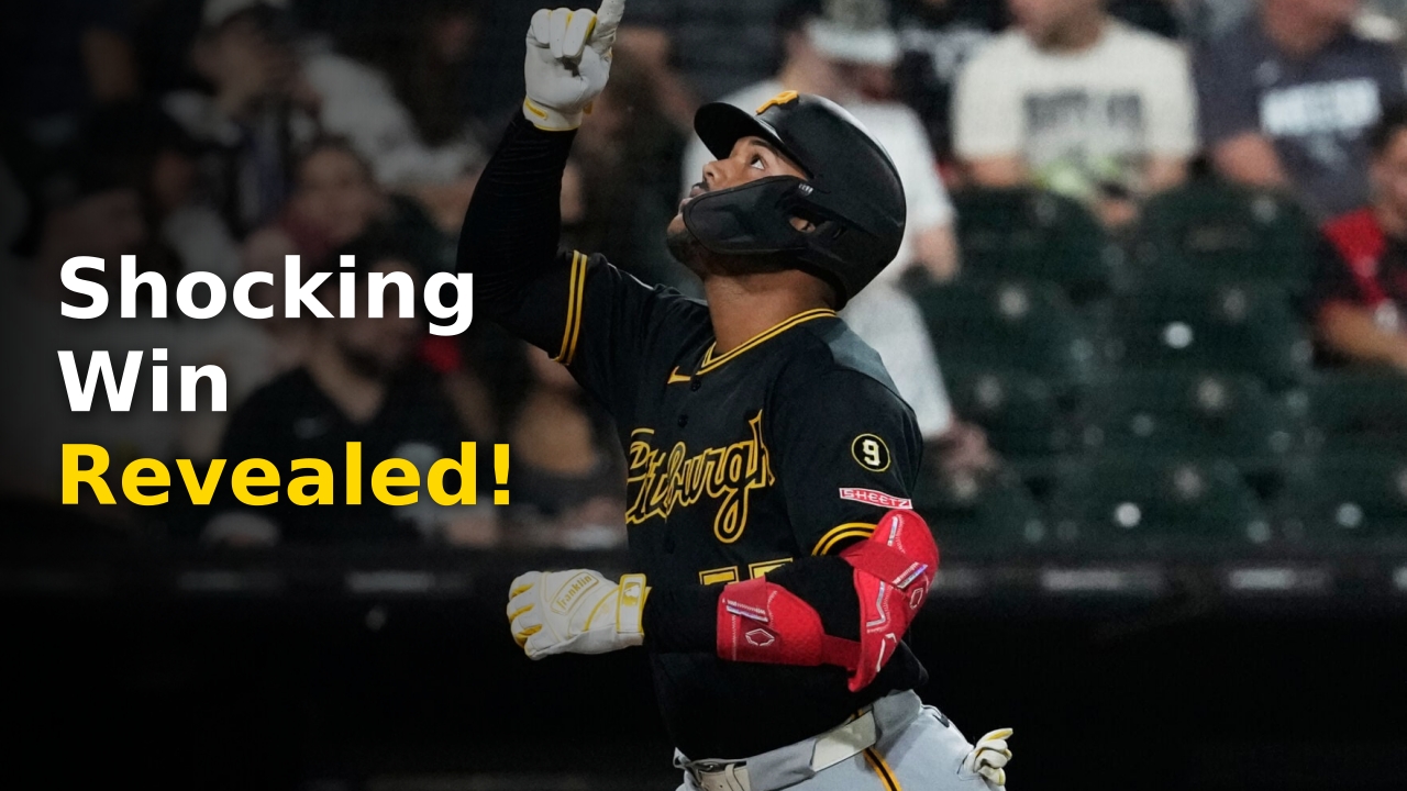 Esmerlyn Valdez rounding the bases after a home run in the Pirates vs White Sox 2026 recap