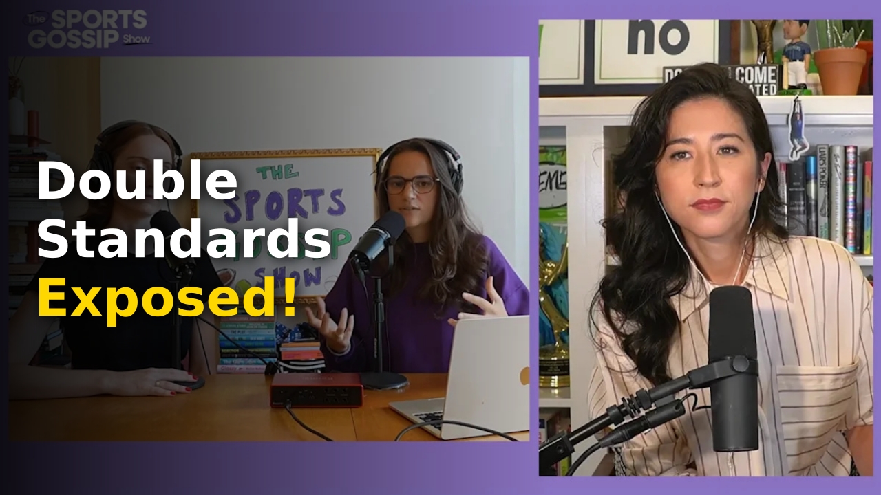 ESPN analyst Mina Kimes discussing the Dianna Russini scandal during a recent sports podcast segment.
