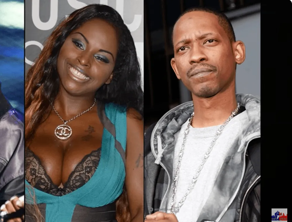 Foxy Brown and Kurupt captured during their high-profile relationship in the late 1990s