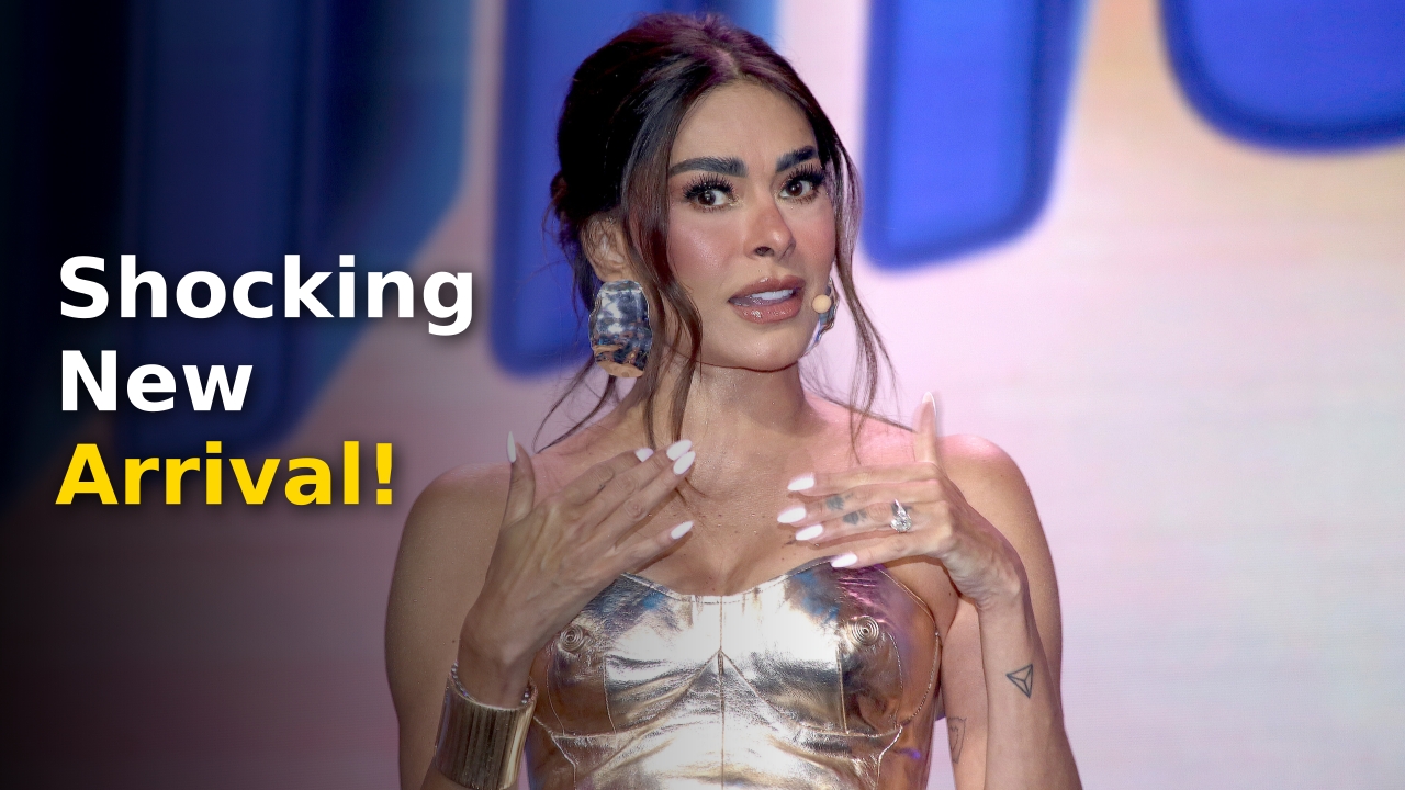 Galilea Montijo hosting the popular reality series La Casa de los Famosos México 4