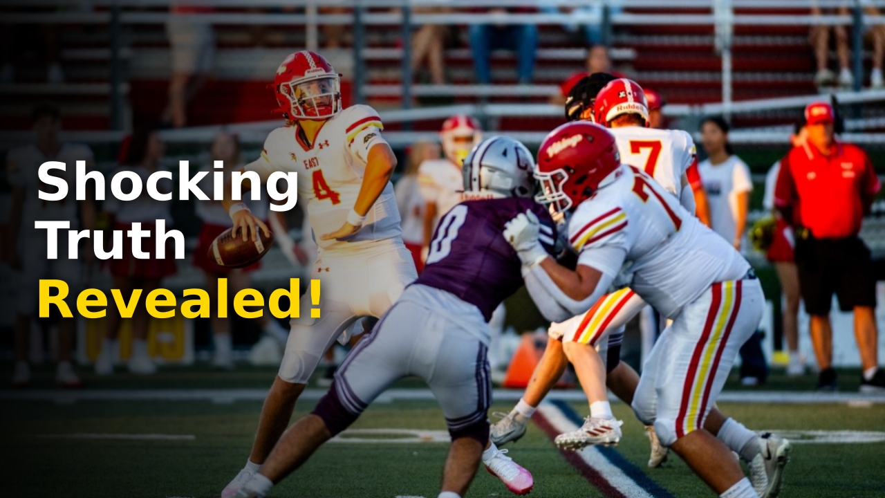 High school football preview featuring intense gameplay and coaching strategy