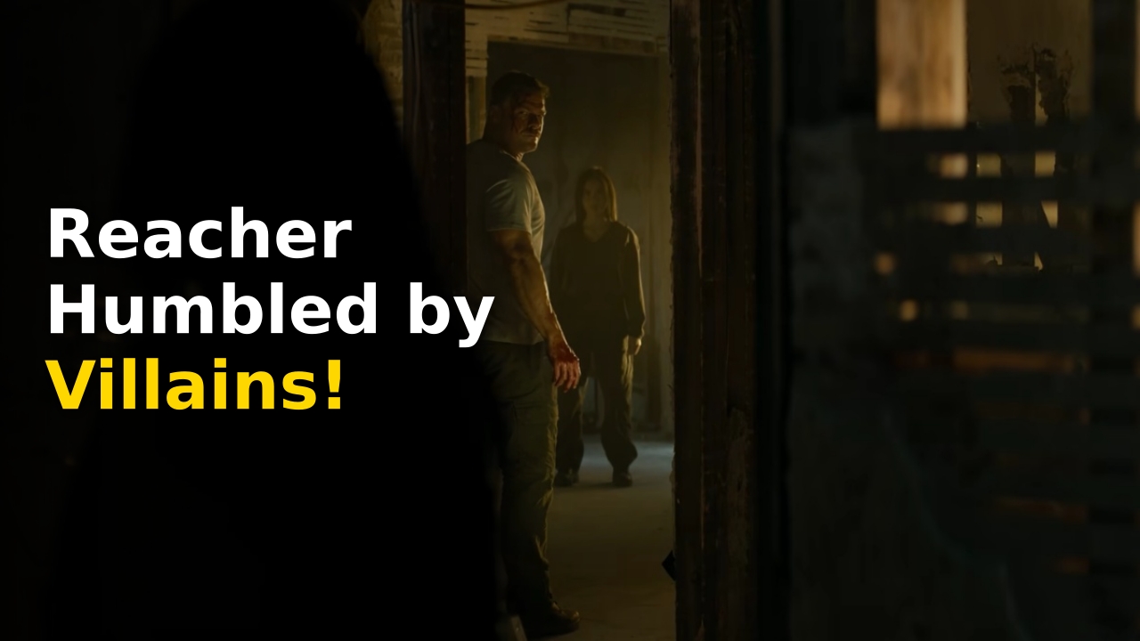 Jack Reacher facing off against Lila and Amisha Hoth in the Reacher Season 4 Fight