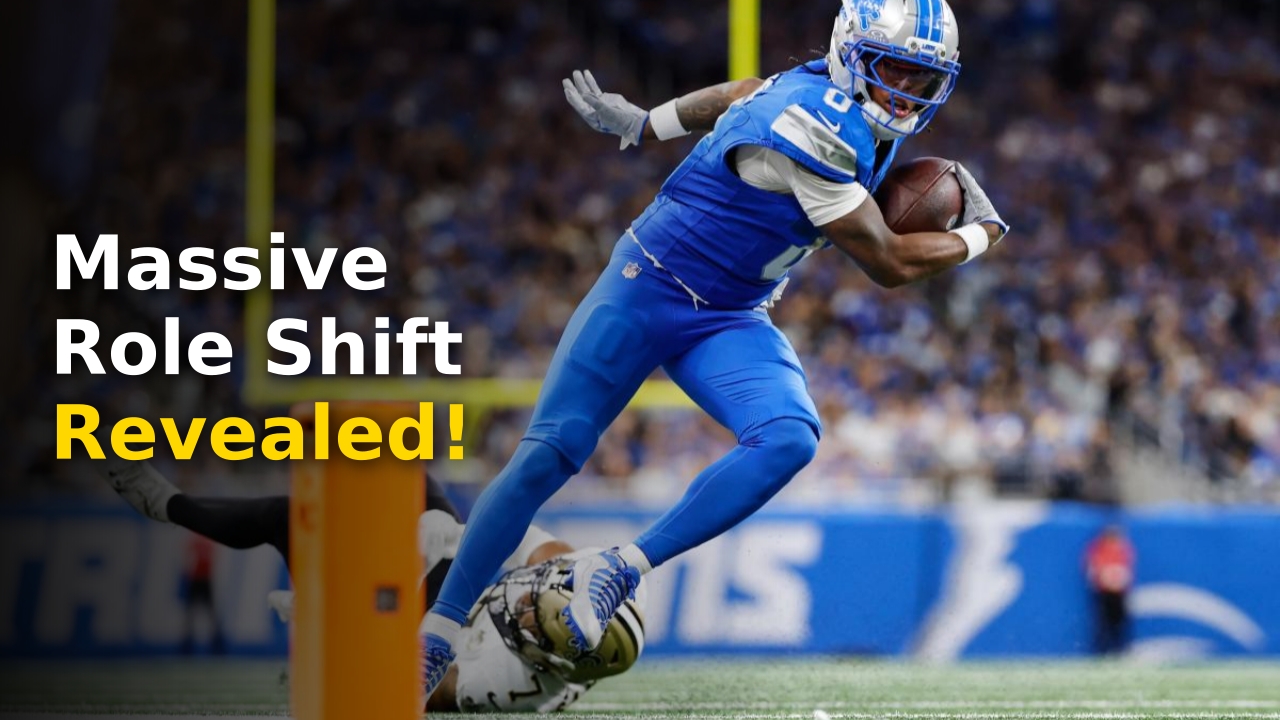 Jahmyr Gibbs Lions role in the 2026 season