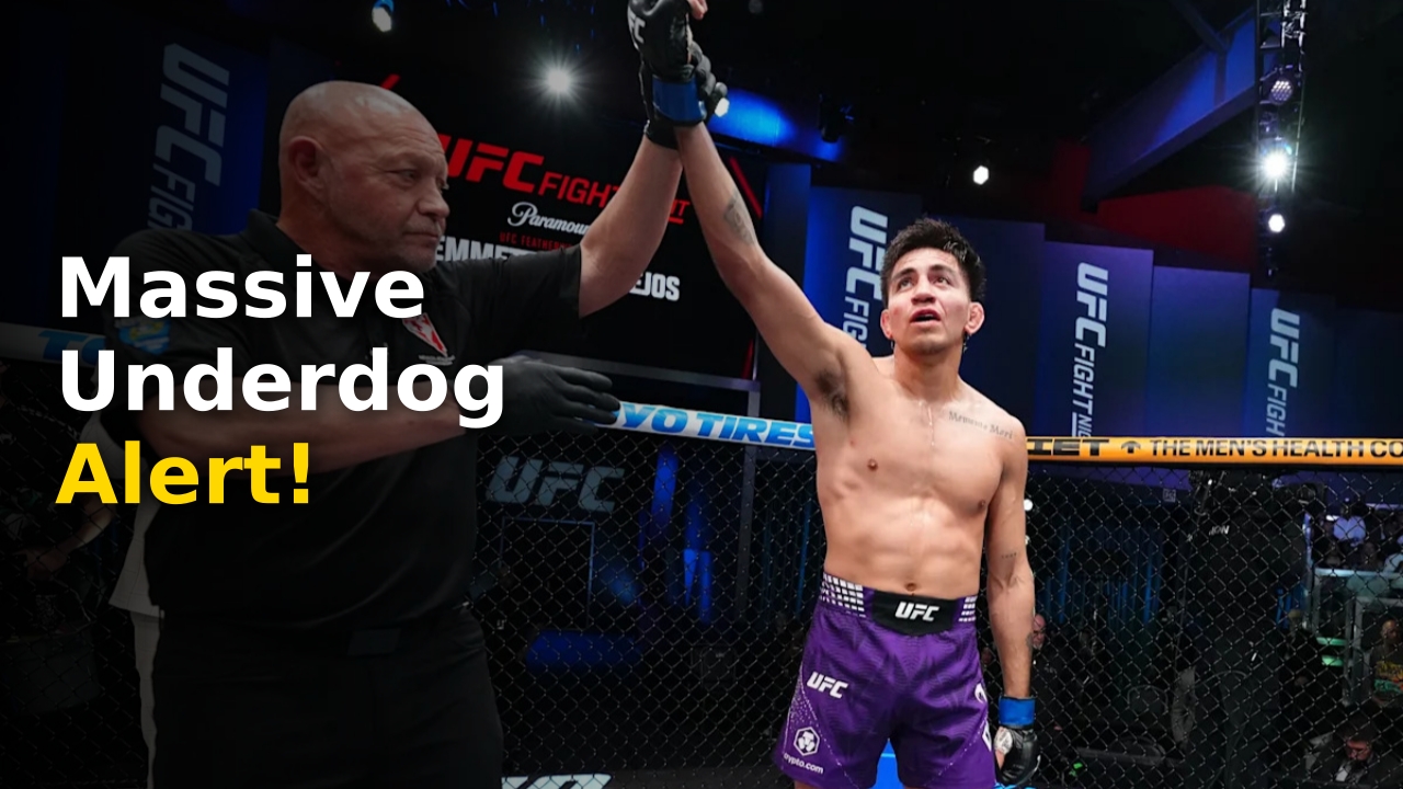 Jean Silva and Jose Delgado facing off for the Noche UFC 4 Picks main event in Phoenix