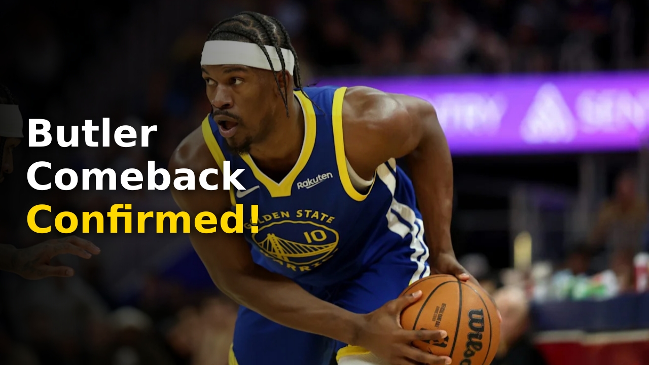 Jimmy Butler in Golden State Warriors jersey preparing for 2024 season