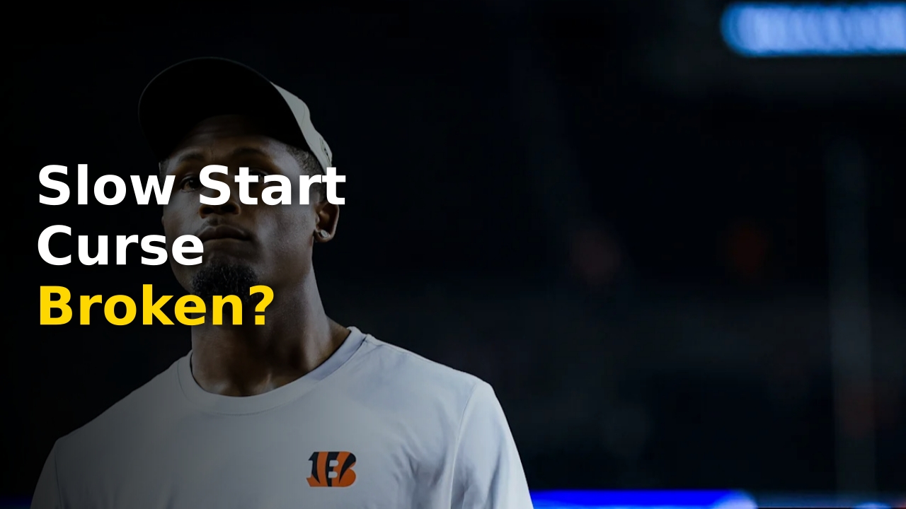 Joe Burrow leading the Cincinnati Bengals onto the field for Bengals vs Bucs 2024
