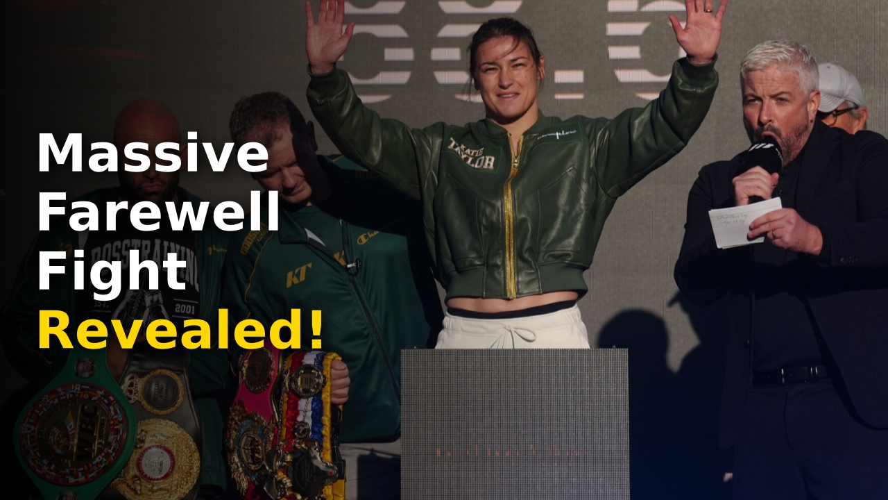 Katie Taylor preparing for her massive farewell boxing match at Croke Park