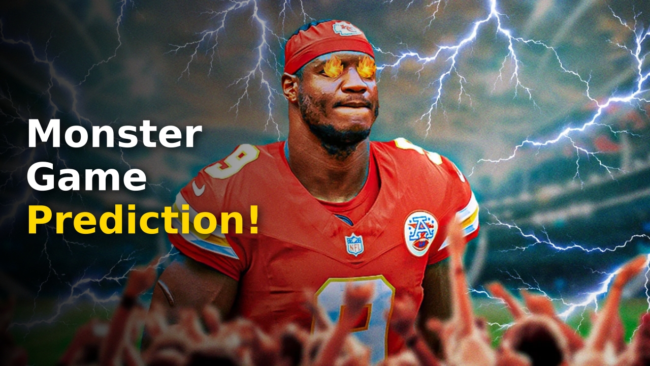 Kenneth Walker III celebrating a touchdown for the Kansas City Chiefs during the 2024 NFL season
