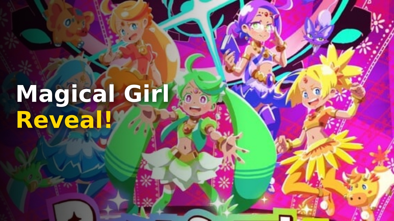 Key visual for the upcoming Panchsheela anime 2026 magical girl series
