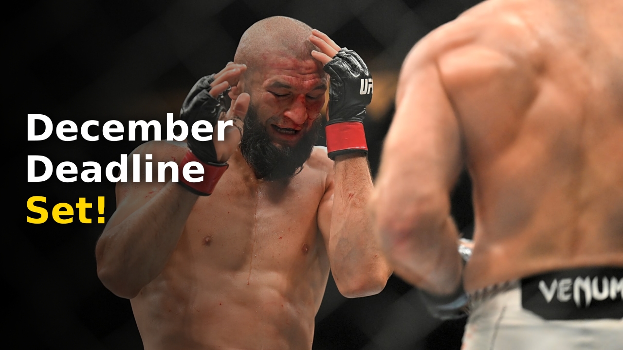 Khamzat Chimaev screaming in victory after a dominant performance in the UFC Octagon