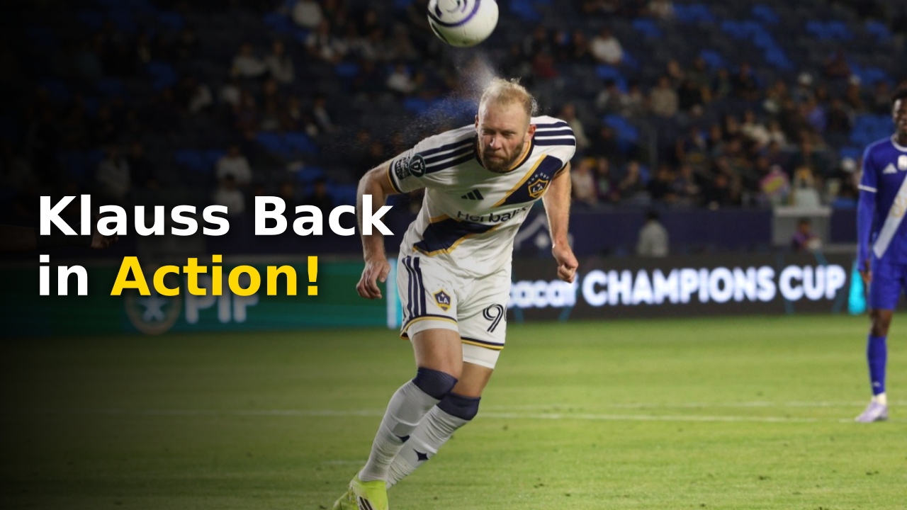 LA Galaxy star Joao Klauss returning to the pitch in 2026
