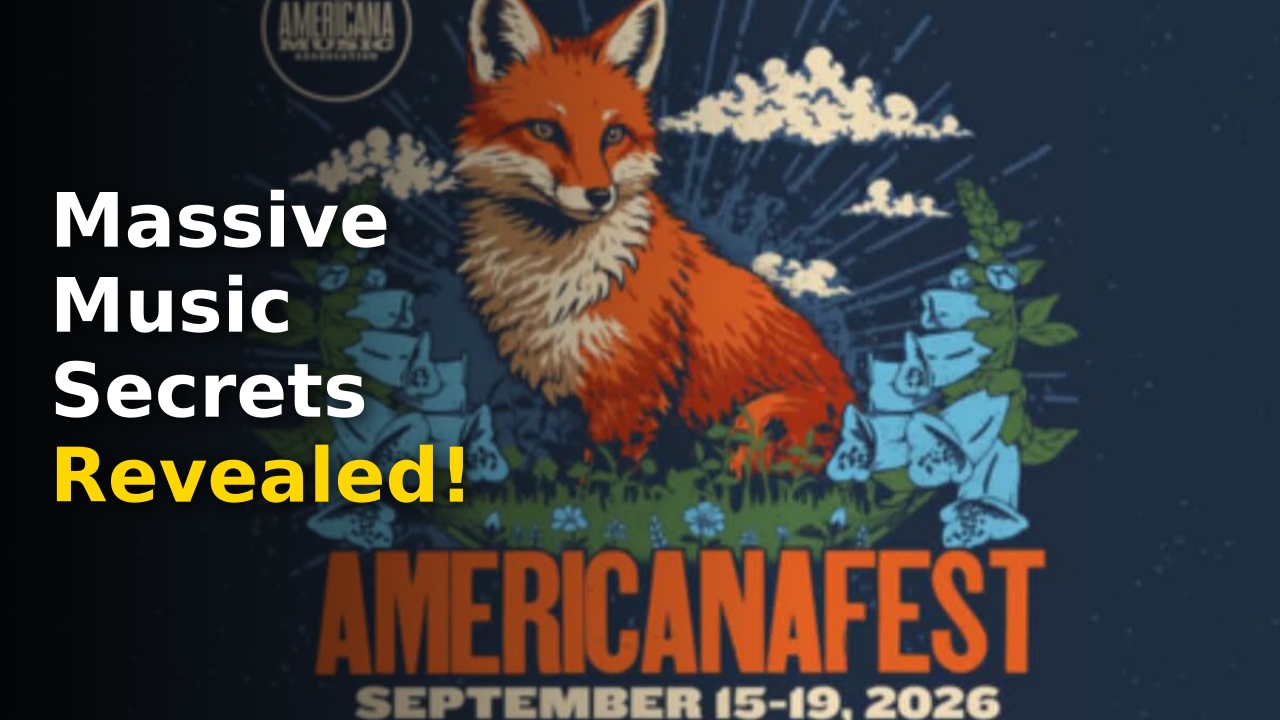 Large crowd gathered outside the Ryman Auditorium for Americanafest 2024 Nashville