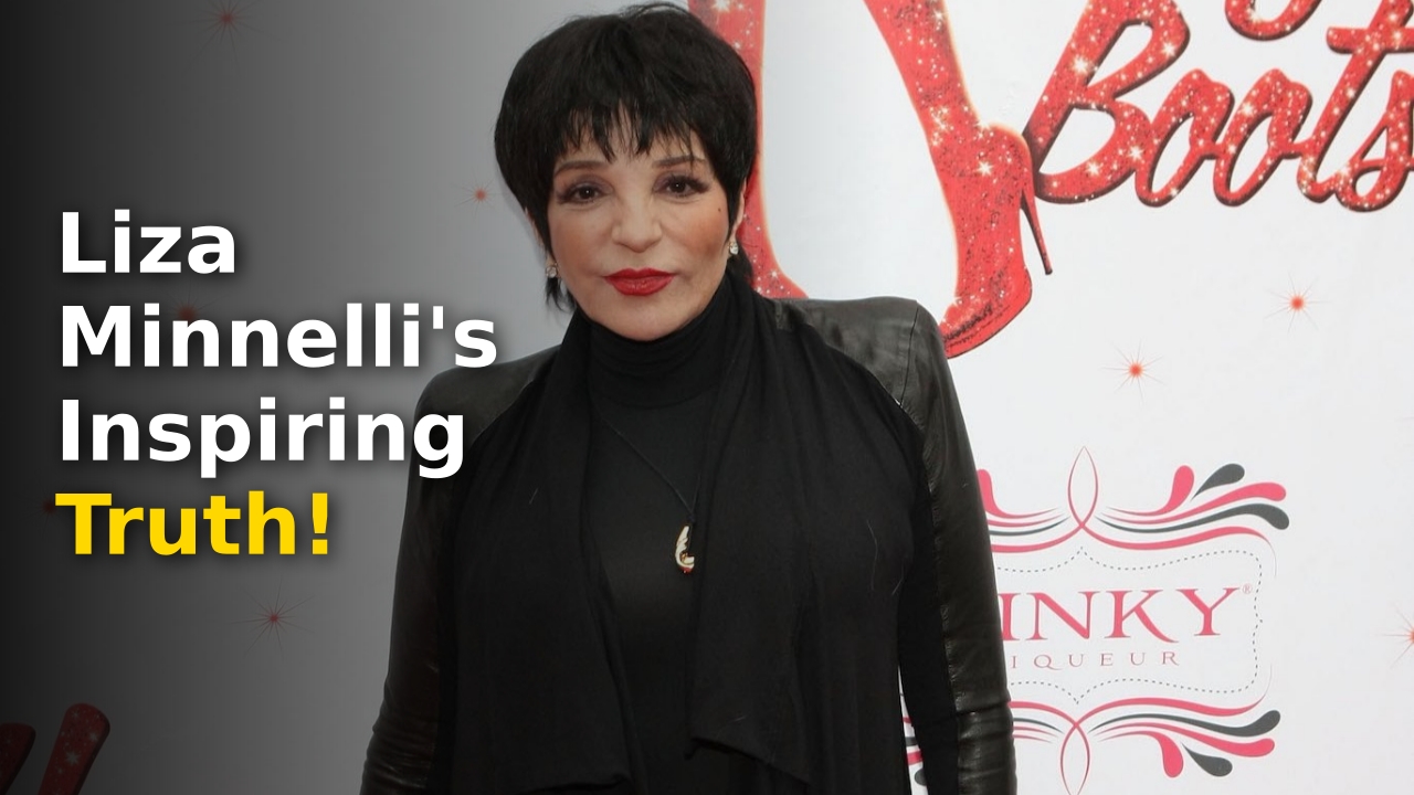 Liza Minnelli appearing on stage to discuss her personal health and recovery journey