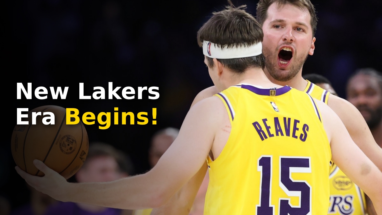 Luka Doncic and Austin Reaves leading the Lakers 2026-27 training camp session