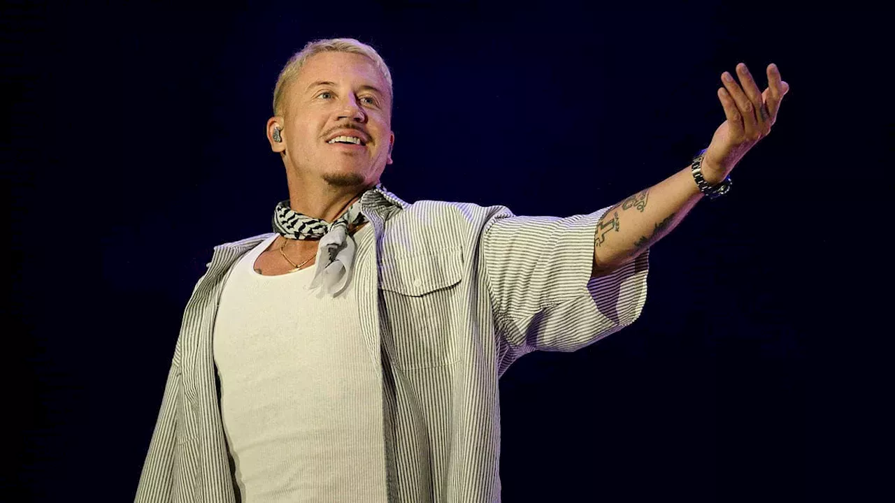 Macklemore announcing his 2026 Free Palestine tour dates after tour removal