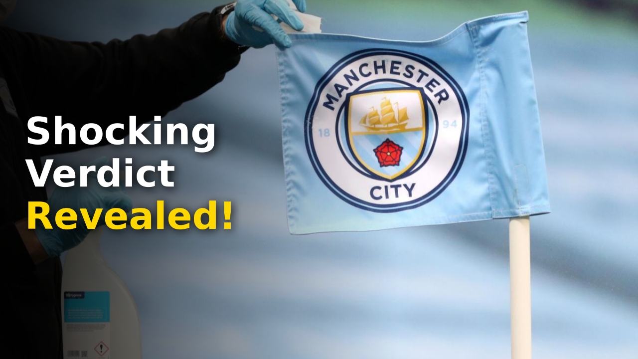 Manchester City team players celebrating a title win in 2026