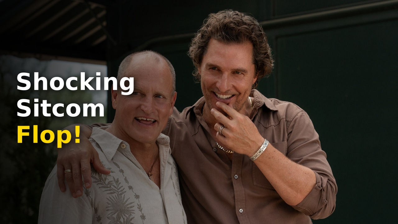 Matthew McConaughey and Woody Harrelson appearing in the Apple TV sitcom Brothers