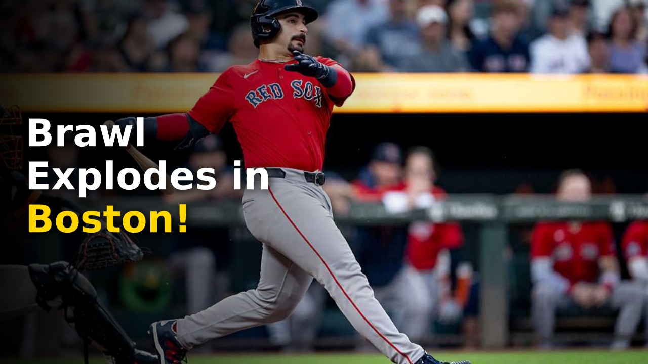 Mickey Gasper of the Boston Red Sox celebrating his game-winning home run against the Baltimore Orioles in September 2026