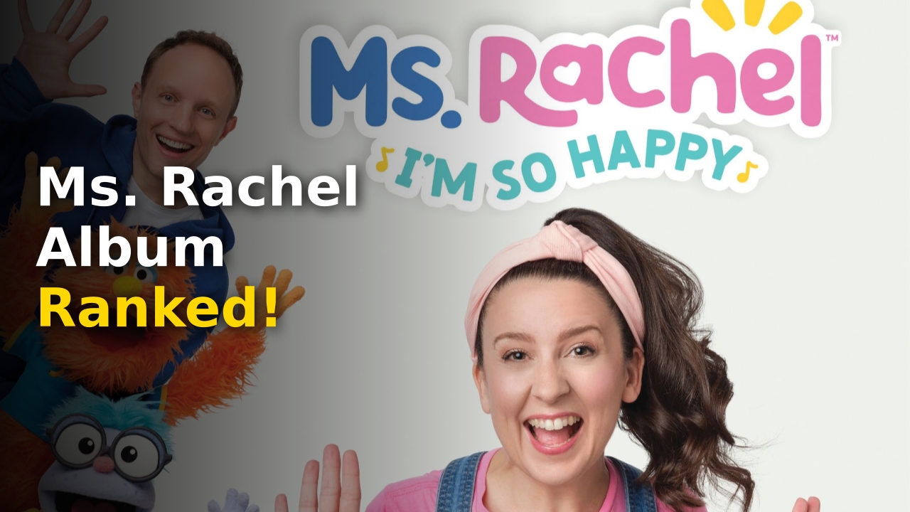 Ms. Rachel I’m So Happy album promotional image for families