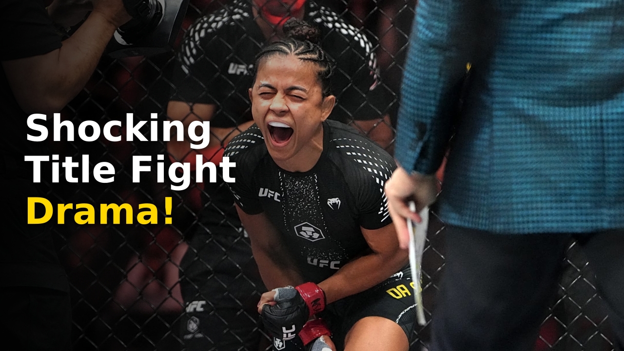Natalia Silva faces off against Wang Cong before their controversial title fight