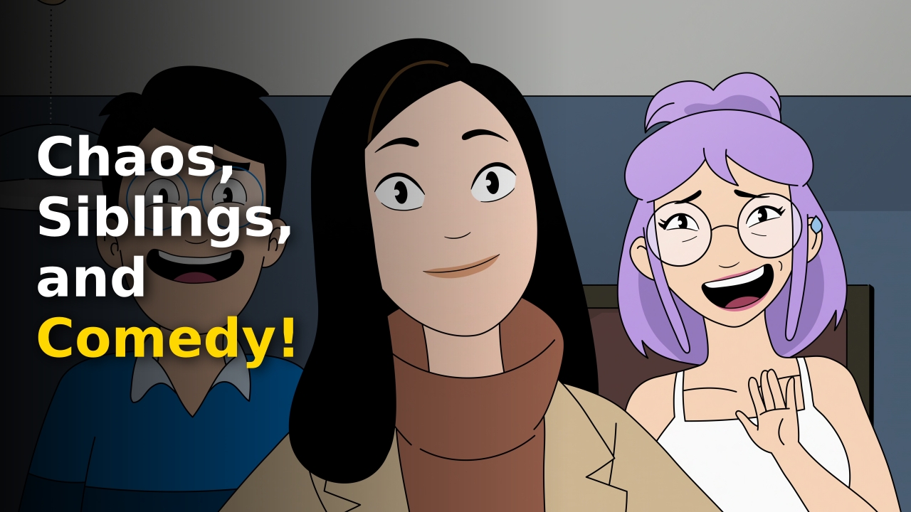 Netflix animated comedy Dang! cast and promotional artwork